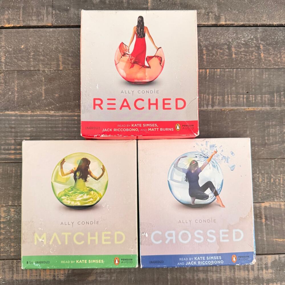 The Complete Matched Crossed‎ Reached Trilogy-Ally Condie Audiobooks Unabridged